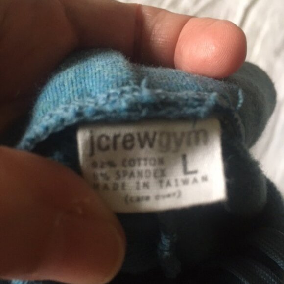 Large J. Crew Turquoise Capris - Picture 4 of 4